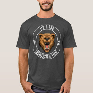 Jiu Jitsu Bär Brasilianisches Jiu Jitsu BJJ und T-Shirt
