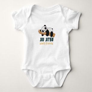 Jiu JItsu Bearly Training Panda  Baby Strampler