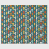 Jiu Jitsu BJJ Gi Uniform Gemustert Geschenkpapier (Flach)