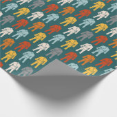 Jiu Jitsu BJJ Gi Uniform Gemustert Geschenkpapier (Ecke)