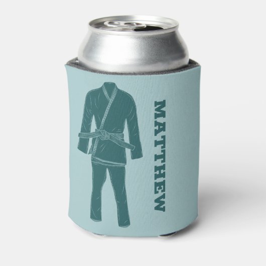 Jiu Jitsu BJJ Gi Uniform Personalisiert Dosenkühler (Kanne Rückseite)