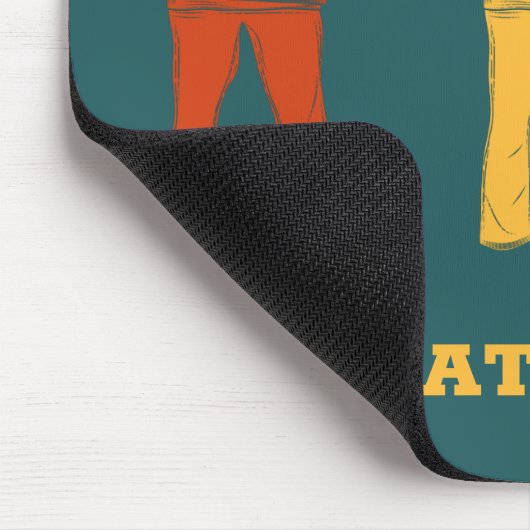 Jiu Jitsu BJJ Gi Uniform Personalisiert Mousepad (Ecke)