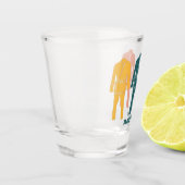 Jiu Jitsu BJJ Gi Uniform Personalisiert Schnapsglas (Links)