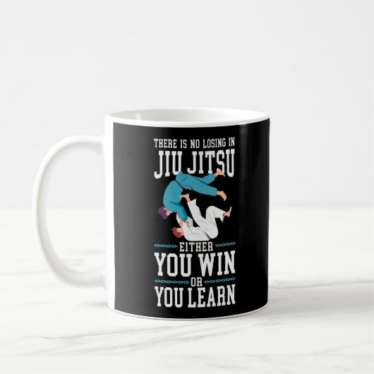 Jiu Jitsu Bjj In Jiu Jitsu gibt es keinen Verlust Kaffeetasse (Links)