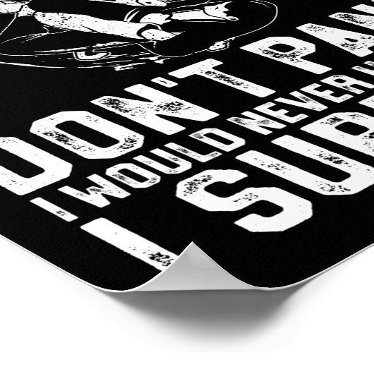 Jiu Jitsu Bjj Jiu Jitsu Keine Panik, die ich niema Poster (Ecke)