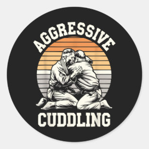 Jiu Jitsu BJJ Mixed Martial Arts MMA Kampfsport Runder Aufkleber