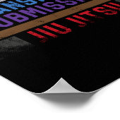 Jiu Jitsu Bjj Positionstransmission Jiu Poster (Ecke)