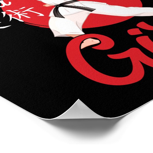 Jiu Jitsu Bjj Roll like a Girl Girl Poster (Ecke)