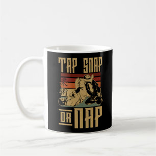 Jiu Jitsu Bjj Steche Snap oder Nickerchen Retro Vi Kaffeetasse
