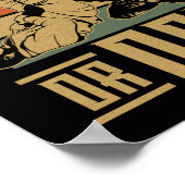 Jiu Jitsu Bjj Steche Snap oder Nickerchen Retro Vi Poster (Ecke)