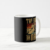 Jiu Jitsu Bjj Tap Snap Oder Nickerchen Retro Vinta Kaffeetasse (VorderseiteRechts)