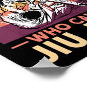 Jiu Jitsu Bjj unterschätzt nie einen alten Mann, d Poster (Ecke)