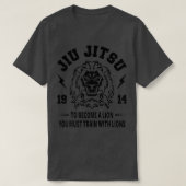 Jiu jitsu bjj werden Löwen-Mixed Martial Arts T-Shirt (Design vorne)