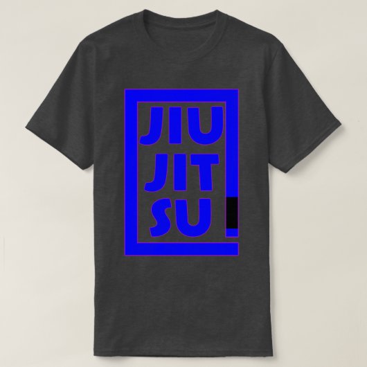 Jiu Jitsu Blue Belt Design T-Shirt (Design vorne)