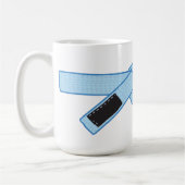 Jiu-jitsu-Bluebelt-Tasse Kaffeetasse (Links)