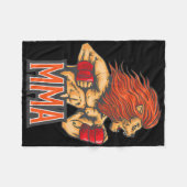 Jiu-Jitsu, Boxen, Kickboxen und MMA S  Fleecedecke (Vorderseite (Horizontal))