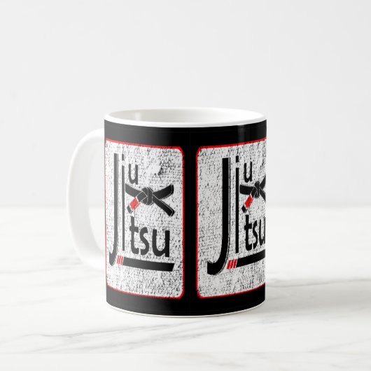 Jiu-Jitsu Brasilianer Kaffeetasse (Vorderseite Links)