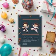 Jiu Jitsu Champ Birthday Danke-Karte