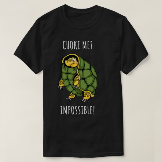 Jiu Jitsu Choke Me Turtle Brasilianischer BJJ MIXE T-Shirt (Design vorne)
