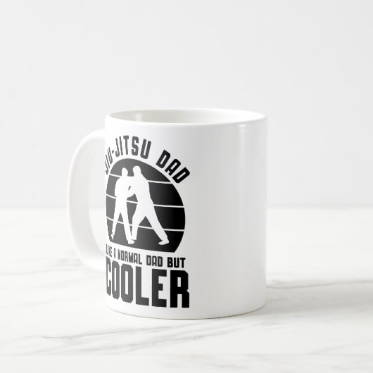 Jiu Jitsu Dad Father Saying Kaffeetasse (Vorderseite Links)