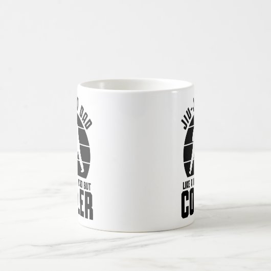 Jiu Jitsu Dad Father Saying Kaffeetasse (Mittel)