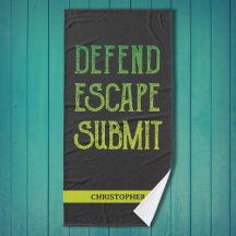 Jiu Jitsu Defend Escape Submit Personalisiert