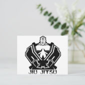 Jiu Jitsu - Der Kampf bereitet sich vor Postkarte (Stehend Vorderseite)