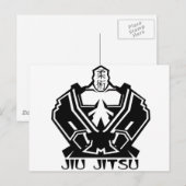 Jiu Jitsu - Der Kampf bereitet sich vor Postkarte (Vorne/Hinten)