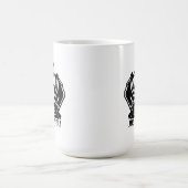 Jiu Jitsu - der Kämpfer bereitet sich vor Kaffeetasse (Mittel)