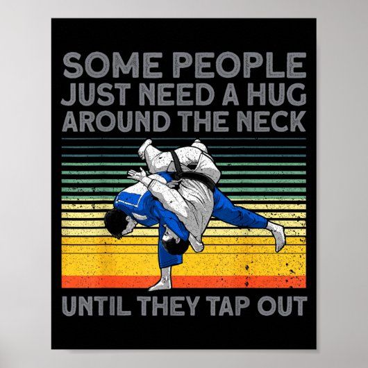 Jiu Jitsu Design For Men Women Kids Bjj Brazilian  Poster (Vorne)