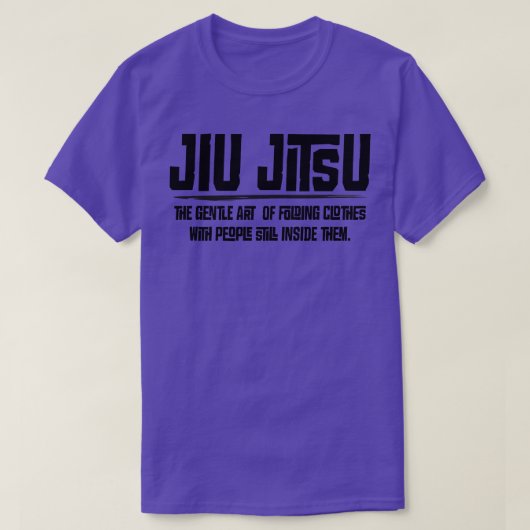 Jiu Jitsu die sanfte Kunst des Klappens von Kleidu T-Shirt (Design vorne)