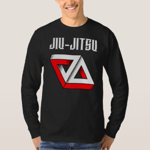 Jiu Jitsu Double Gracie Triangle Bjj Mixed Martial T-Shirt
