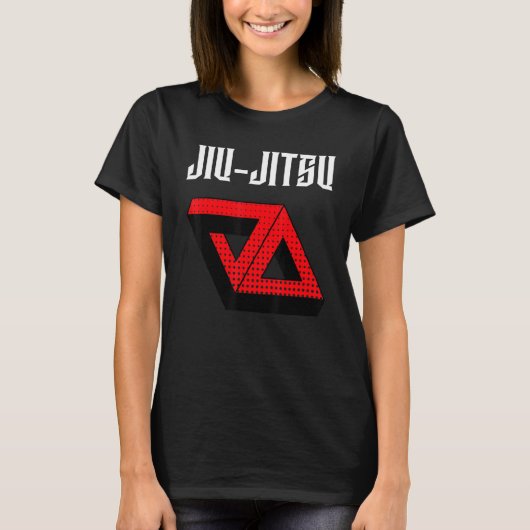 Jiu Jitsu Double Gracie Triangle Dotted Mixed Mart T-Shirt (Vorderseite)
