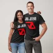 Jiu Jitsu Double Gracie Triangle Mixed Martial Art T-Shirt (Unisex)