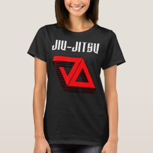 Jiu Jitsu Double Gracie Triangle Mixed Martial Art T-Shirt