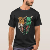 Jiu Jitsu Dragon and Tiger - BJJ Grappling T-Shirt (Vorderseite)