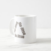 Jiu-Jitsu Dreieck Kaffeetasse (Vorderseite Links)