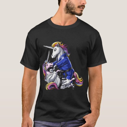 Jiu-Jitsu Einhörner T-Shirt (Vorderseite)