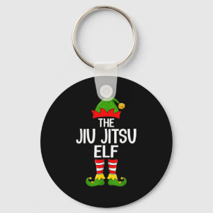Jiu Jitsu Elf Xmas Matching Family Elf Squad Chris Schlüsselanhänger