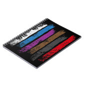 Jiu Jitsu Entwurf vereinigte Gurte von Jiu Jitsu Notizblock (Linke Seite)