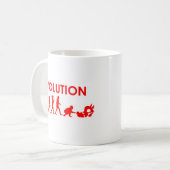 Jiu Jitsu Evolution Kaffeetasse (Vorderseite Links)