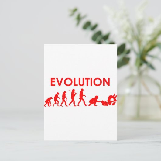 Jiu Jitsu Evolution Postkarte (Stehend Vorderseite)