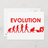 Jiu Jitsu Evolution Postkarte (Vorne/Hinten)