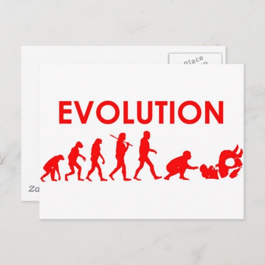 Jiu Jitsu Evolution Postkarte (Vorne/Hinten)