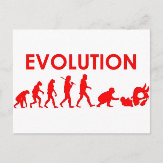Jiu Jitsu Evolution Postkarte (Vorderseite)