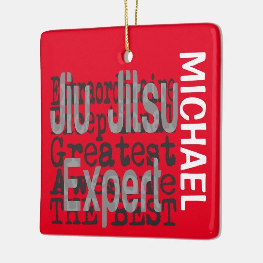 Jiu Jitsu Expert Extraordinaire CUSTOM Keramikornament (Links)
