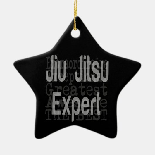 Jiu Jitsu Expert Extraordinaire Keramik Ornament (Vorne)