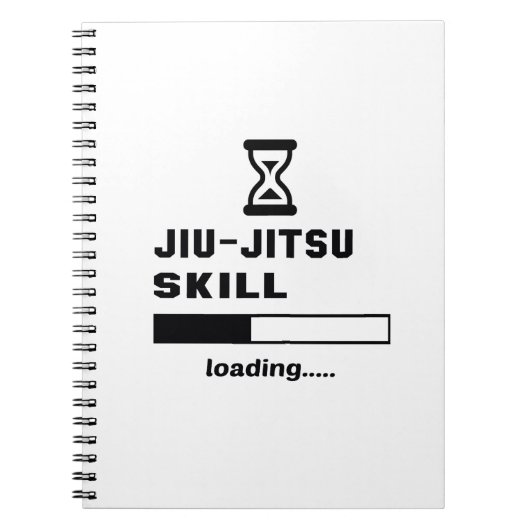 Jiu-Jitsu Fähigkeit Laden ...... Notizblock (Vorderseite)