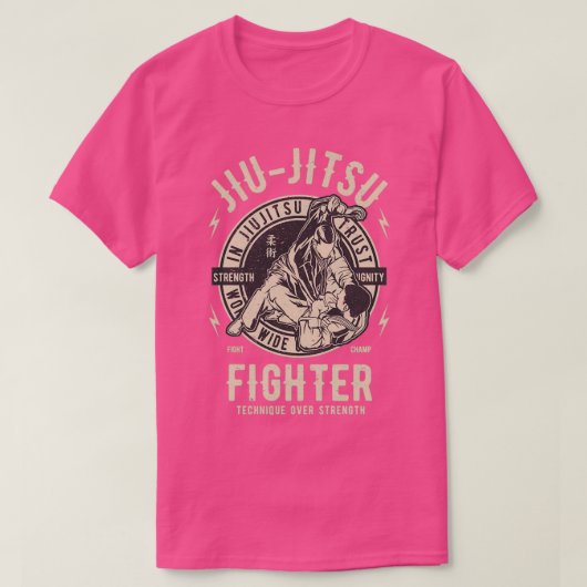 Jiu Jitsu Fighter BJJ fighter T-Shirt (Design vorne)