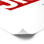 Jiu Jitsu Fighter Japanisch Vintage Kampfkunst Poster (Ecke)